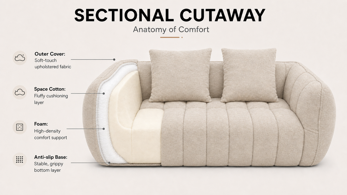 Pumpkin Loveseat