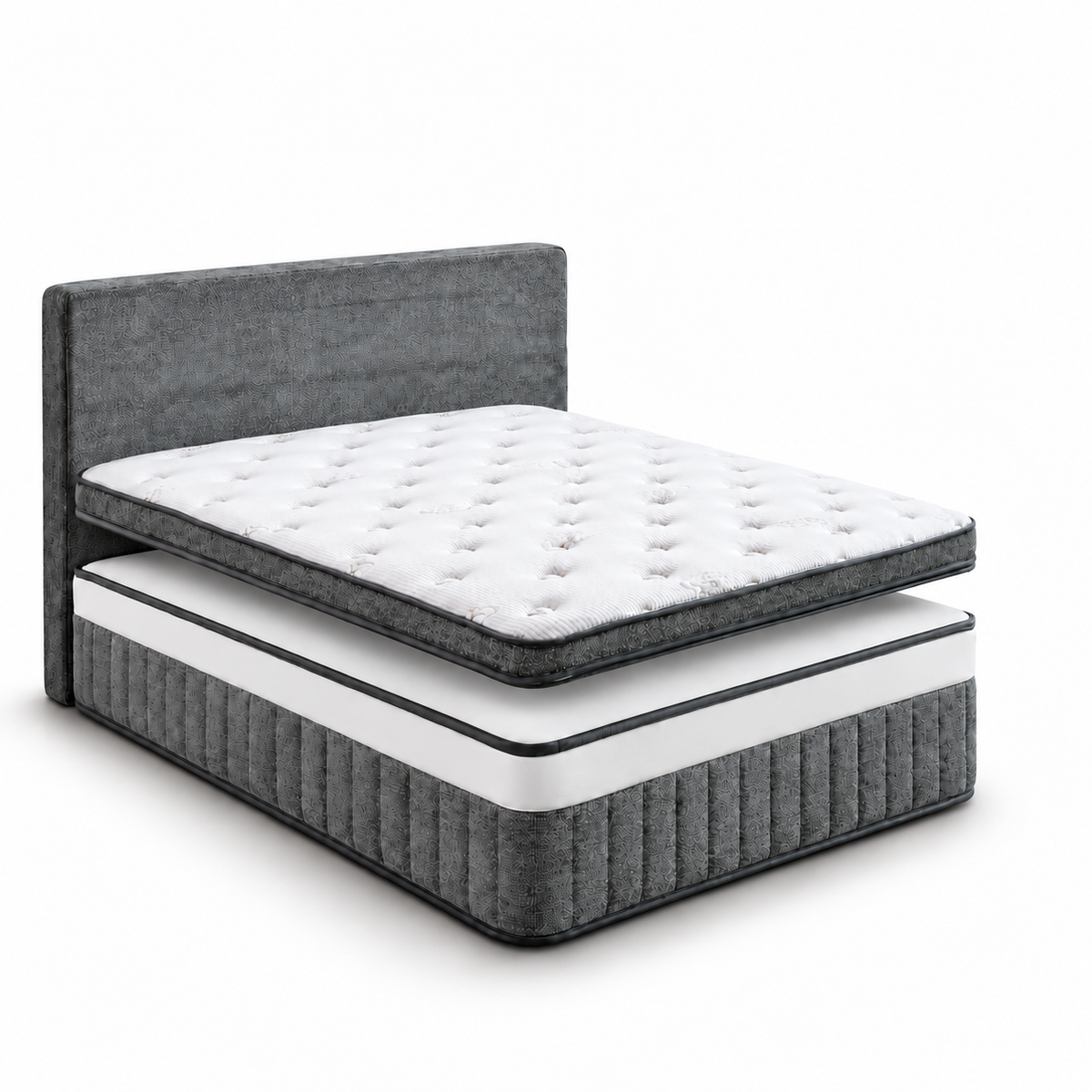 Nesto Cube King — separated bed layers