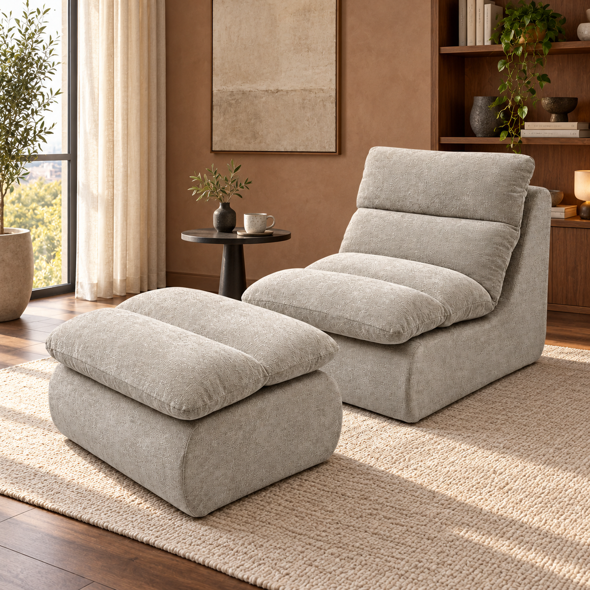 Lounge — alternate furnished room layout