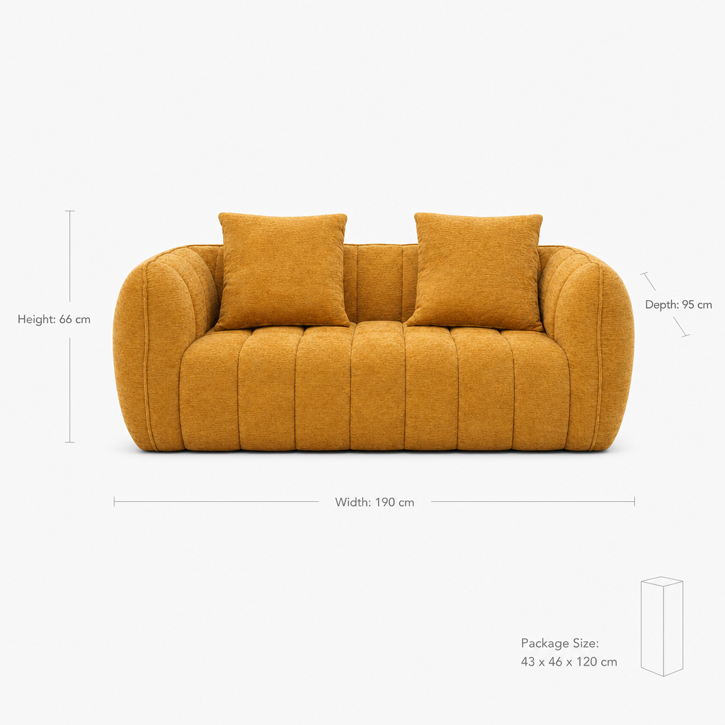 Pumpkin Loveseat