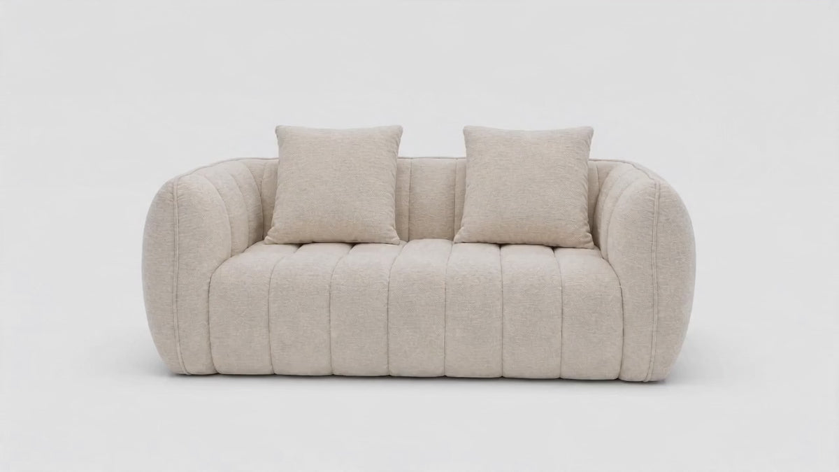 Load video: Pumpkin Loveseat
